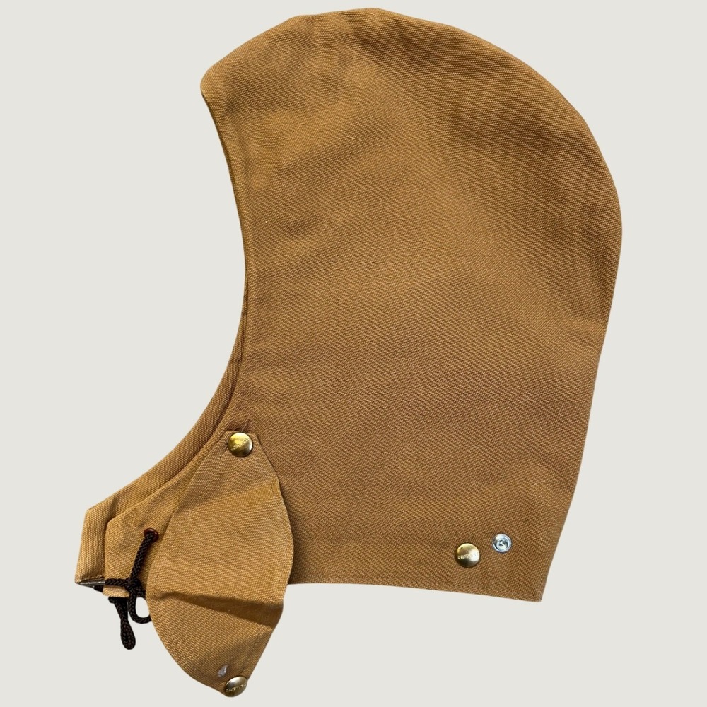 NWOT Vintage 1990 Carhartt 66LH Snap On Hood Blanket Lined Duck Canvas Brown OS
